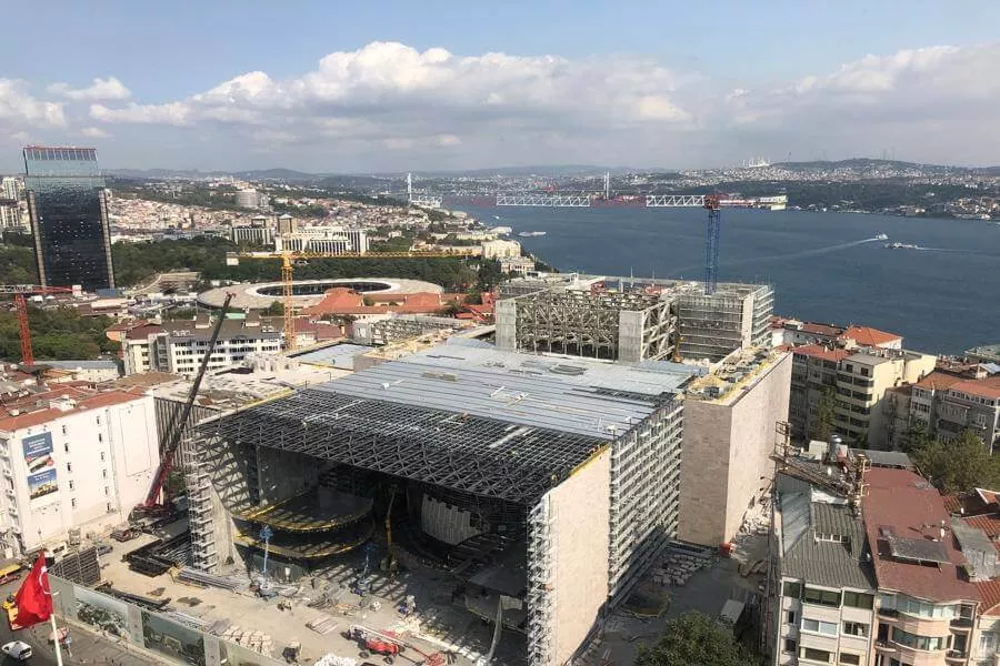 Atatürk Kültür Merkezi Taksim İstanbul Yeşil Çatı